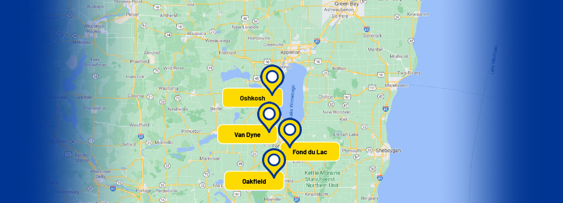 Map of Bristol Morgan Bank Locations